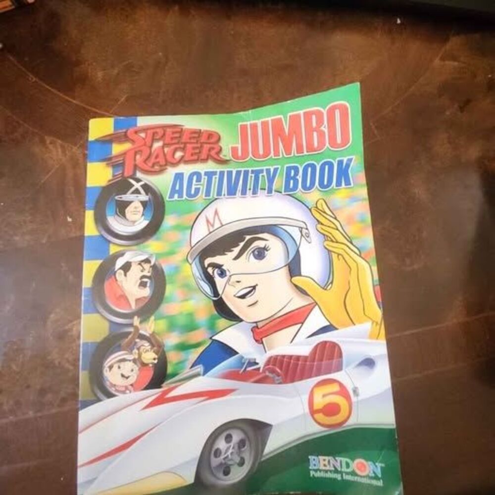 Speed racer jumbo activity book